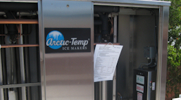 industrial ice maker 4 tube